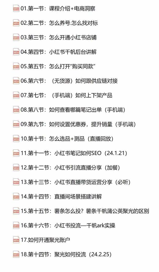 图片[1]-（12133期）小红书快速赚钱电商特训营：用简单方式通过小红书快速变现！-校睿铺