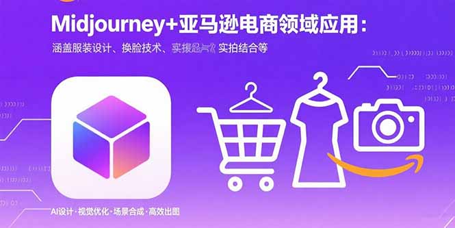 Midjourney+电商领域商业应用：涵盖服装设计、换脸技术、实拍结合等-校睿铺