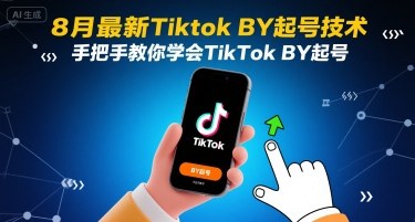 8月最新Tiktok搬运起号技术，手把手教你学会TikTok搬运起号-校睿铺