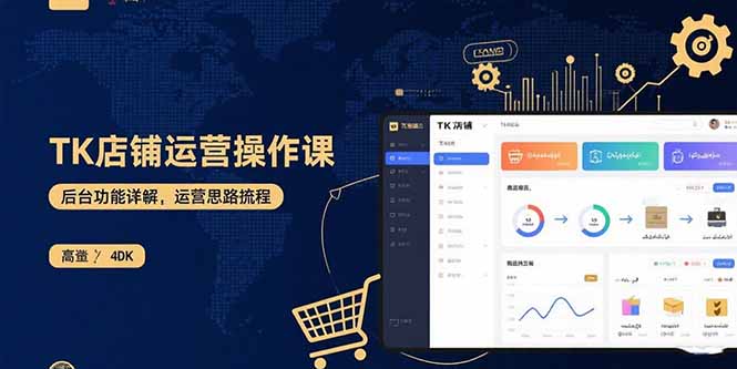 TK店铺运营实操课：后台功能详解，商品上架流程，运营思路拆解-校睿铺