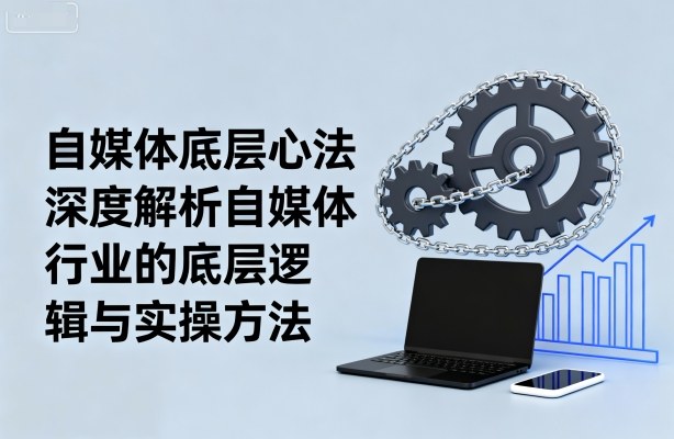 自媒体底层心法，深度解析自媒体行业的底层逻辑与实操方法-校睿铺