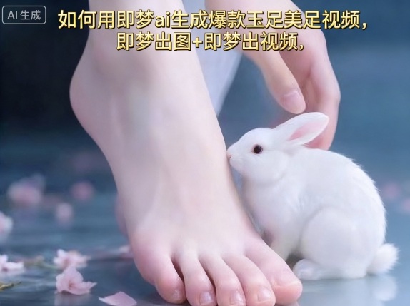 如何用即梦ai生成爆款玉足美足视频，即梦出图+即梦出视频，快速涨粉-校睿铺