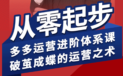 海神·拼多多运营进阶系统课(更新9月)-校睿铺