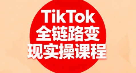 小杨老师·TikTok全链路变现实操课程-校睿铺