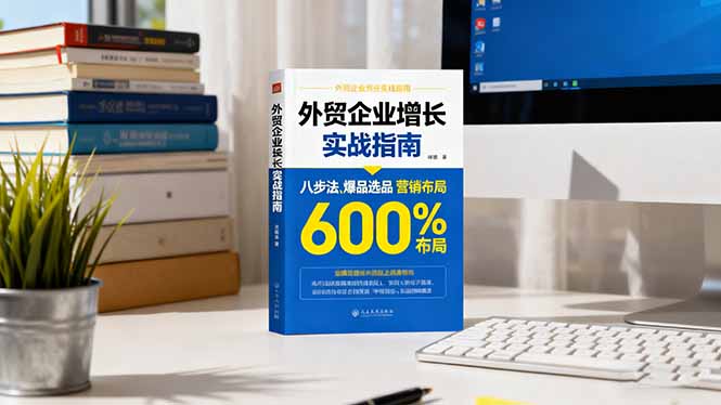 外贸企业增长实战指南，八步法、爆品选品、营销布局，业绩增长300%-校睿铺