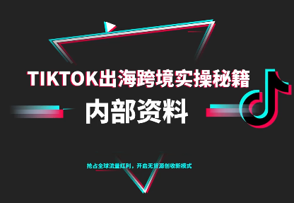 TikTok跨境电商0-1搭建运营(更新10月)-校睿铺