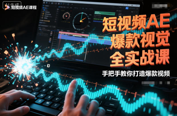 短视频AE爆款视觉全实战课，手把手教你打造爆款视频-校睿铺