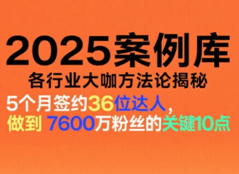 2025案例库，收录各行业大咖的方法论，各行业大咖方法论揭秘-校睿铺
