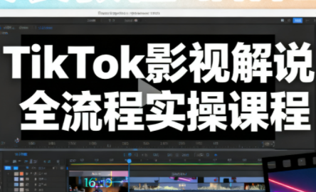 凌帧·TikTok影视解说全流程实操-校睿铺