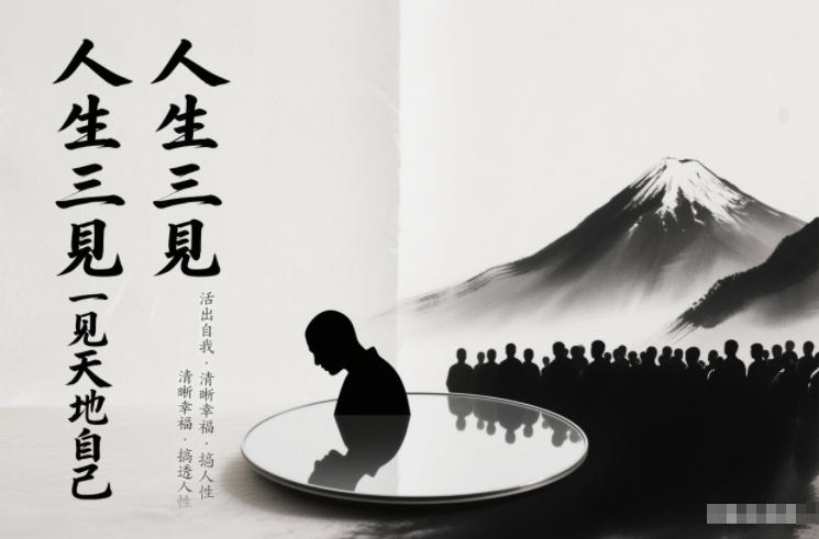 人生三见一见天地见众生见自己，活出自我拥有清晰幸福人生，搞透人性-校睿铺