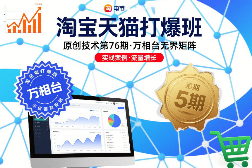 淘宝天猫打爆班原创技术第76期，万相台无界矩阵-校睿铺