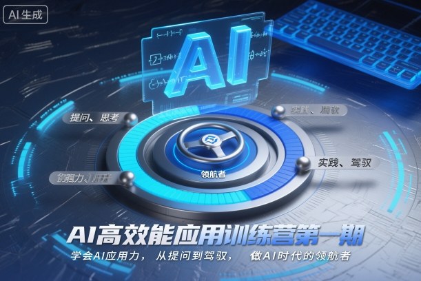 AI高效能应用训练营第一期，学会AI应用力，从提问到驾驭，做AI时代的领航者(更新)-校睿铺