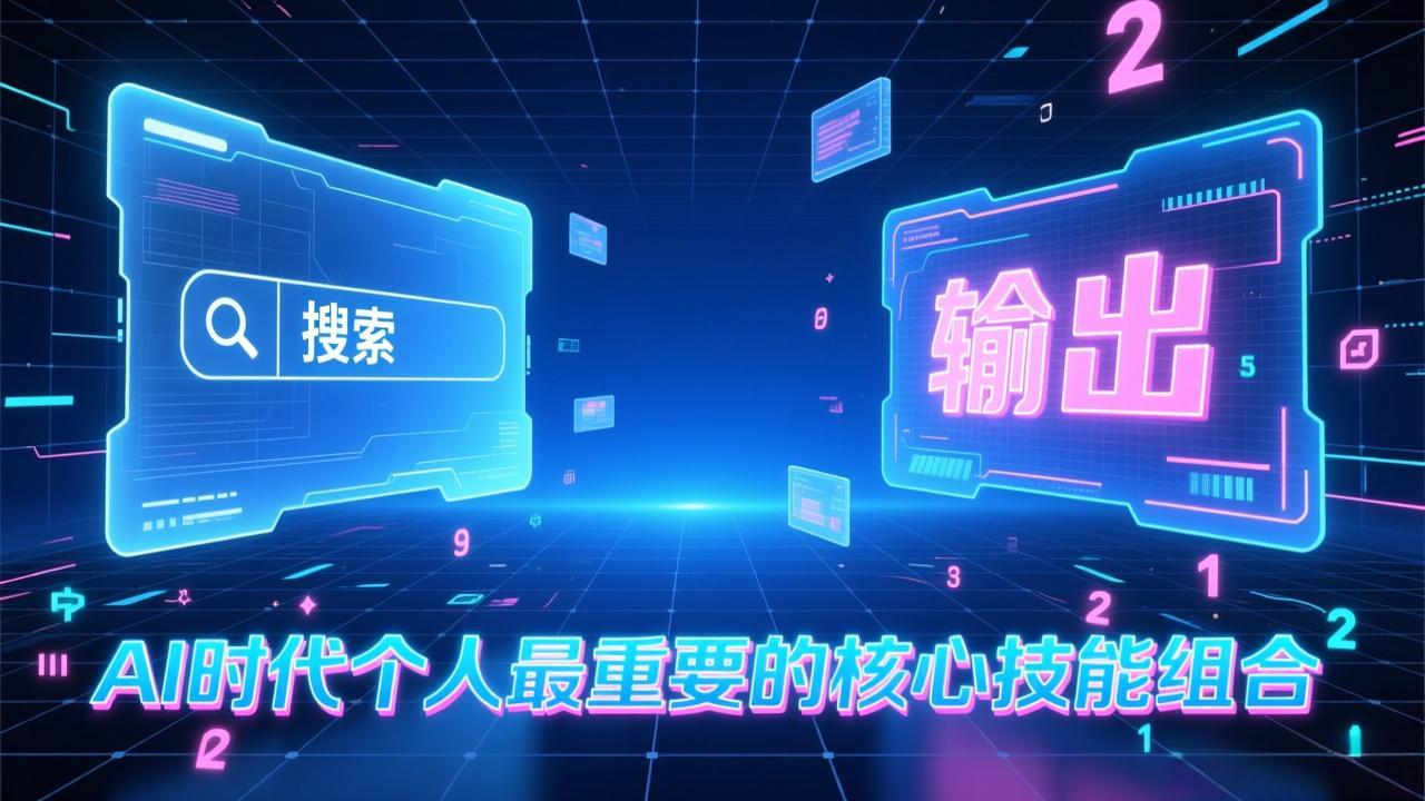 付费文章：AI时代个人最重要的核心技能组合：“输出能力”和“搜索能力”-校睿铺