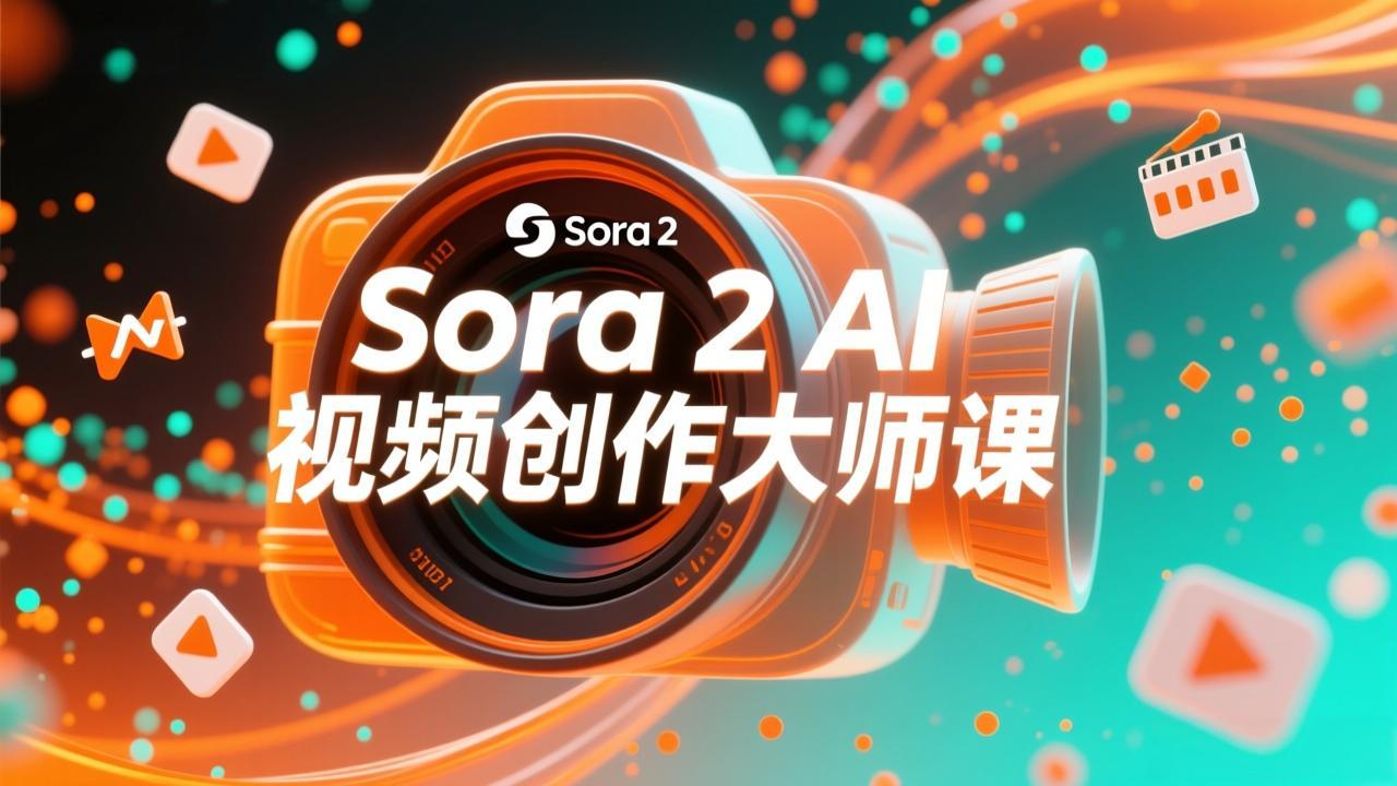 如何利用Sora 2创建流行AI人工智能视频大师班教程：掌握创作全流程，产出百万播放内容-校睿铺