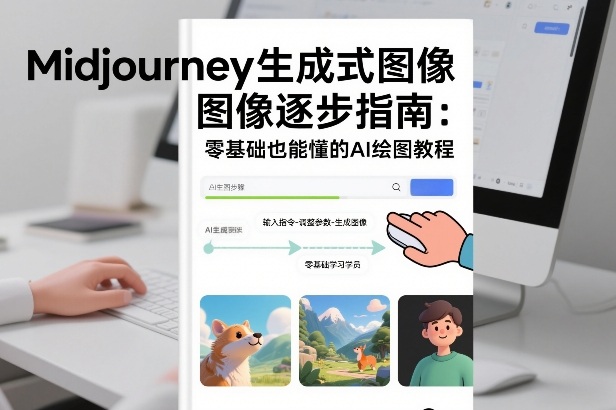 Midjourney生成式图像逐步指南：零基础也能懂的AI绘图教程-校睿铺