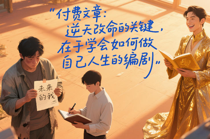 付费文章：逆天改命的关键，在于学会如何做自己人生的编剧-校睿铺