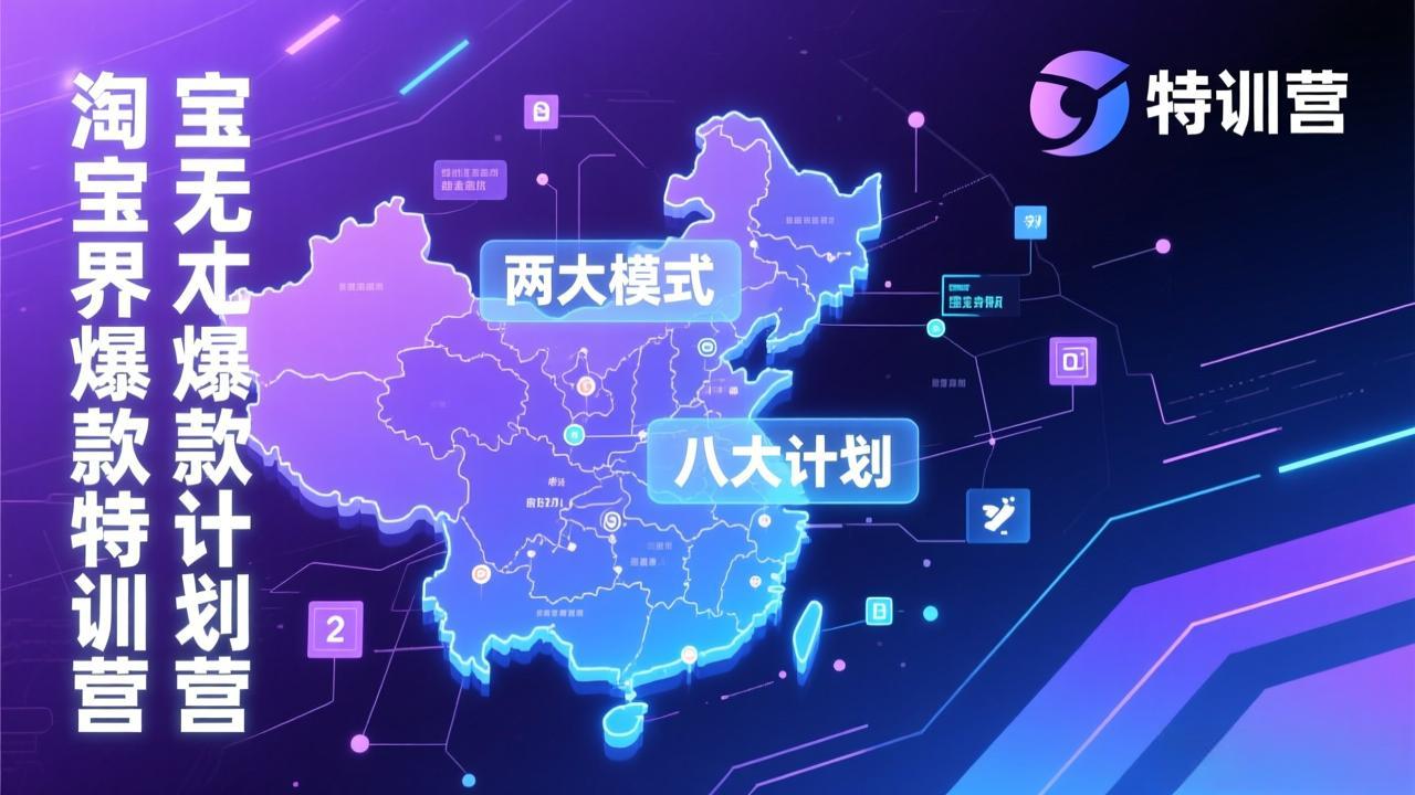 淘宝无界爆款训练营：2026年1月杭州线下高端集训课，3天构建两大模式八大计划体系-校睿铺