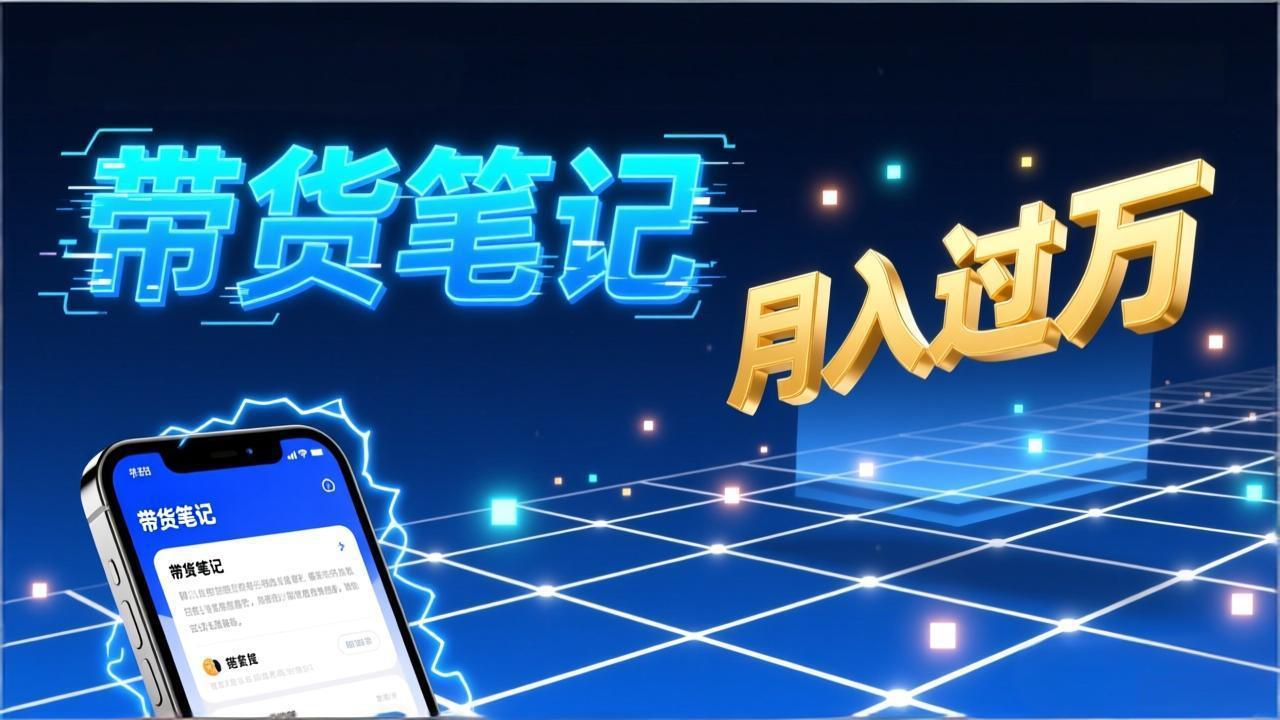 小红书爆款笔记带货实战：拆解封面标题正文全要素，手把手教你单篇笔记带货月入过万-校睿铺