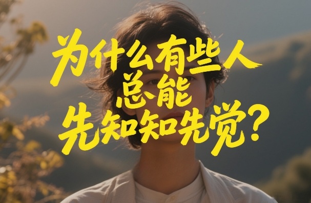 付费文章：为什么有些人总能先知先觉？-校睿铺