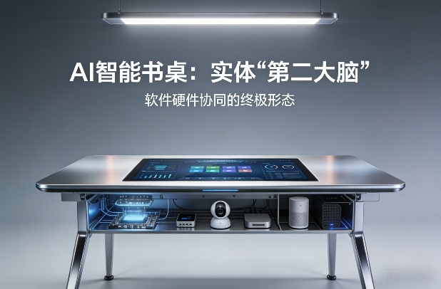 AI智能书桌搭建，构建你的实体“第二大脑”，软件硬件协同的终极形态-校睿铺