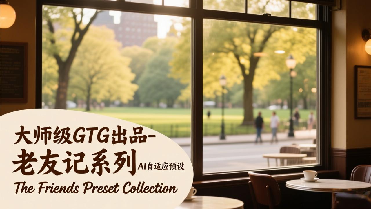 大师级GTG出品-老友记系列AI自适应预设The Friends Preset Collection-校睿铺