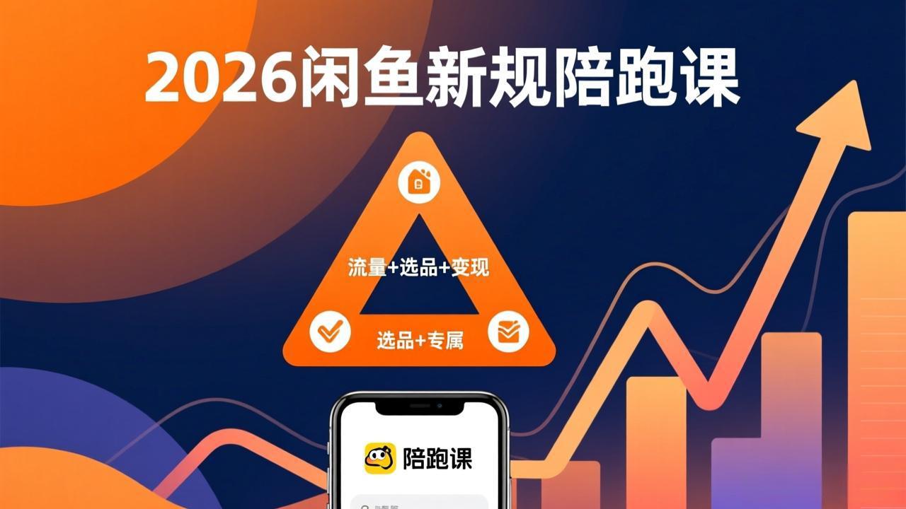 2026闲鱼高阶陪跑课全新上线，带你吃透新规玩转选品流量，从零搭建稳定变现盈利体系-校睿铺
