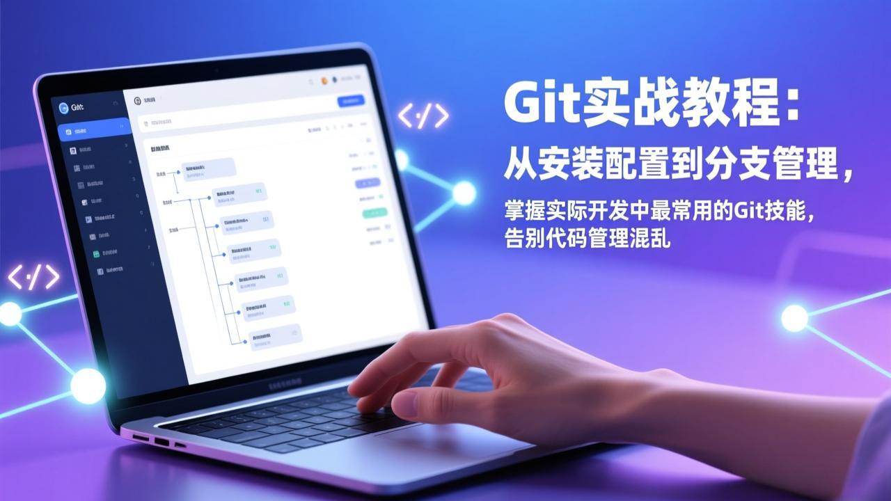 Git实战教程：从安装配置到分支管理，掌握实际开发中最常用的Git技能，告别代码管理混乱-校睿铺