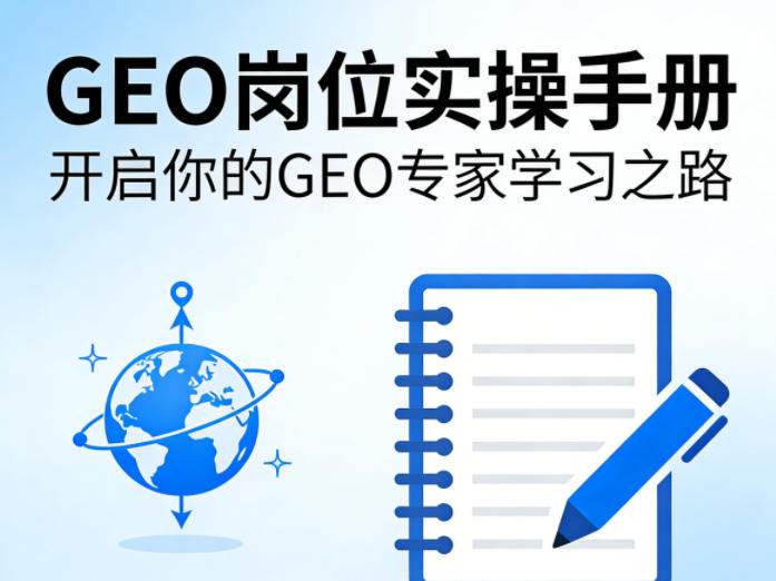 GEO岗位实操手册，开启你的GE0专家学习之路-校睿铺