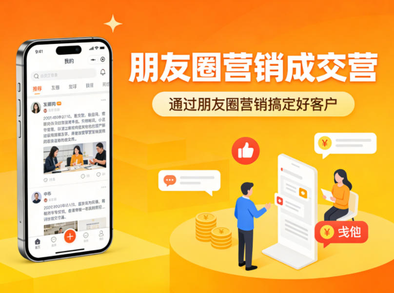 朋友圈营销成交营，通过朋友圈营销来搞定好客户-校睿铺