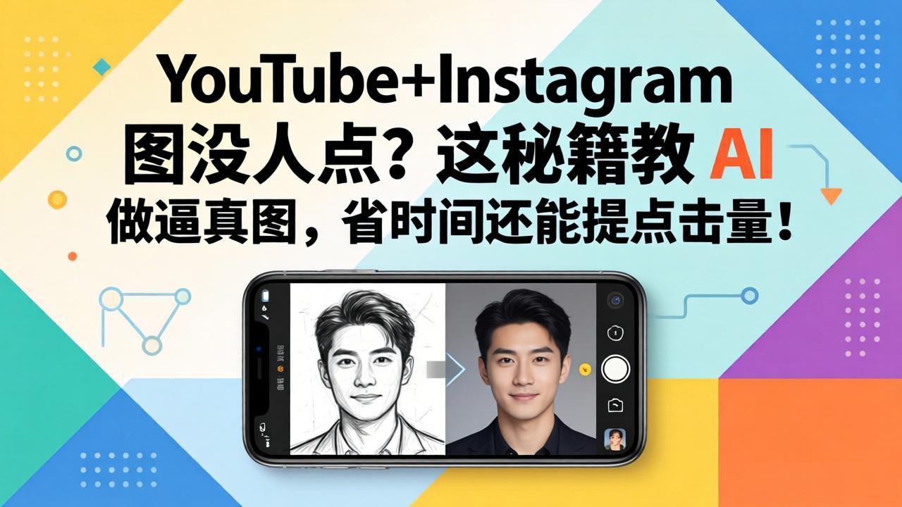 YouTube+Instagram图没人点？这秘籍教 AI 做逼真图，省时间还能提点击量-校睿铺
