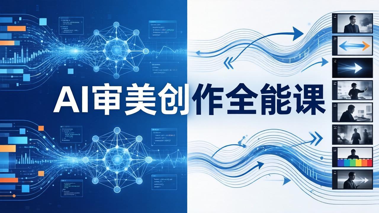 AI审美创作全能课：MJ+Seedance+模型训练+影视分镜+编剧，一站式掌握AI艺术创作-校睿铺