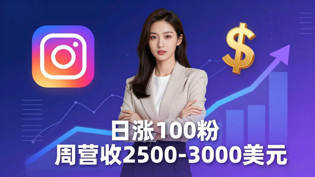 想做数字产品？Sheri亲授：日涨100粉、每周2500至3000美元的营收，Instagram躺着赚-校睿铺