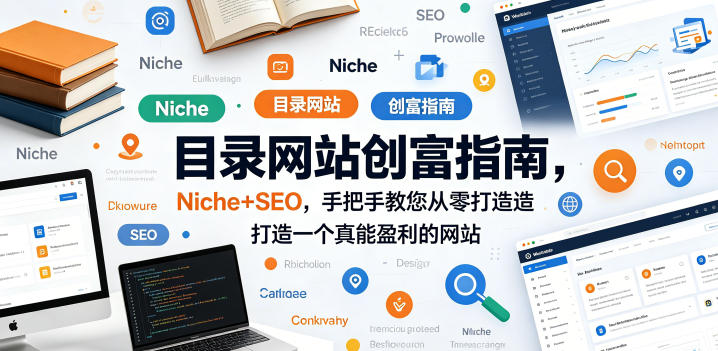 目录网站创富指南，Niche+SEO，手把手教您从零打造打造一个真能盈利的网站【原创双语字幕】-校睿铺