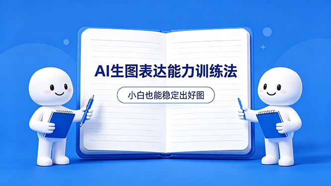 AI生图不是做漂亮图，而是表达能力。这套方法让小白也能稳定出好图-校睿铺