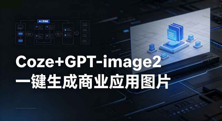 【Coze工作流搭建实操教程】coze+GPT-image2一键生成商业应用图片，全流程保姆级教学-校睿铺