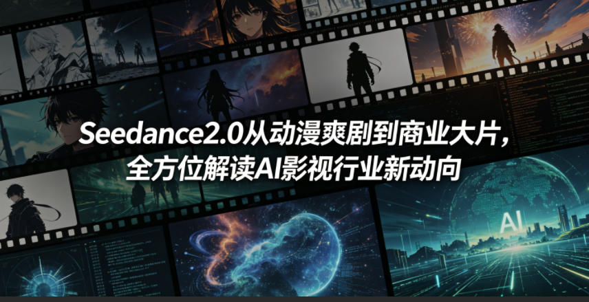 Seedance2.0从动漫爽剧到商业大片，全方位解读AI影视行业新动向-校睿铺