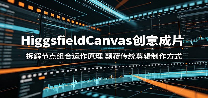 HiggsfieldCanvas创意成片：拆解节点组合运作原理，颠覆传统剪辑制作方式-校睿铺