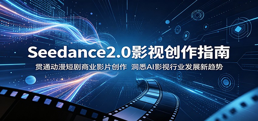 Seedance2.0影视创作指南：贯通动漫短剧商业影片创作，洞悉AI影视行业发展新趋势-校睿铺