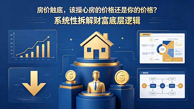 付费文章：房价触底，该操心房的价格还是你的价格？系统性拆解财富底层逻辑-校睿铺