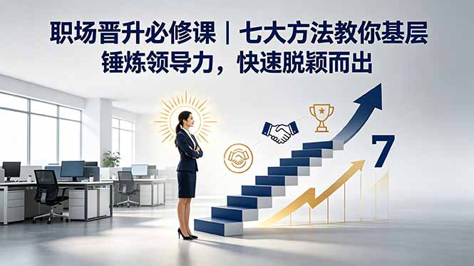 付费文章：职场晋升必修课｜七大方法教你基层锤炼领导力，快速脱颖而出-校睿铺