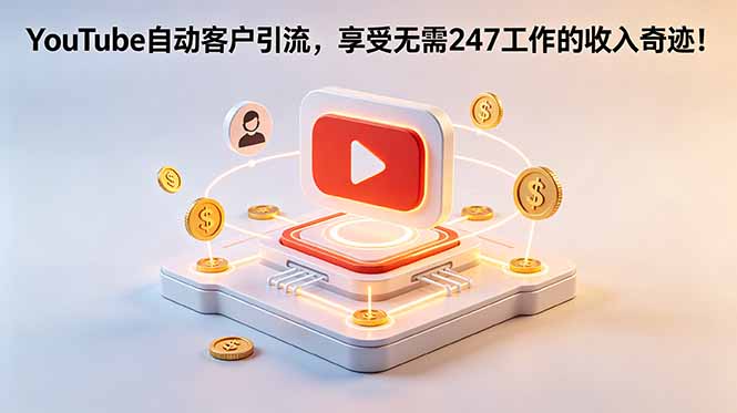 YouTube 自动客户引流，享受无需 247 工作的收入奇迹！【原创双语字幕】-校睿铺