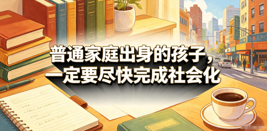 付费文章：普通家庭出身的孩子，一定要尽快完成社会化-校睿铺