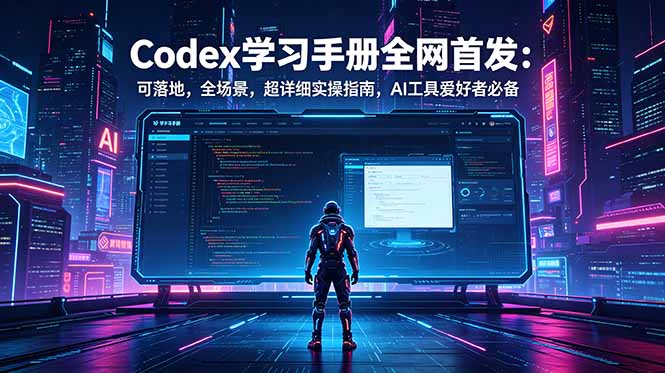 Codex学习手册全网首发：可落地，全场景，超详细实操指南，AI工具爱好者必备-校睿铺
