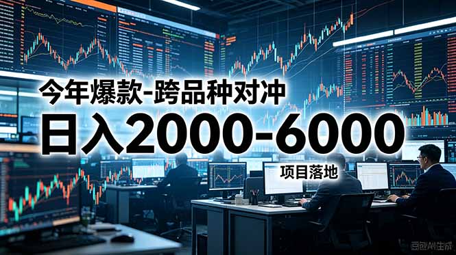 今年爆款-跨品种对冲日入2000-6000，项目落地！-校睿铺