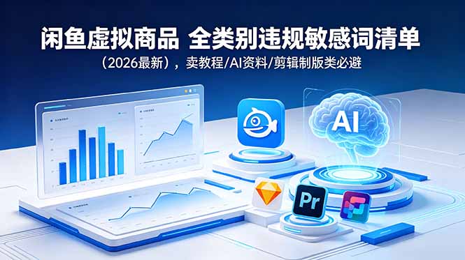 闲鱼虚拟商品 全类别违规敏感词清单(2026最新-校睿铺