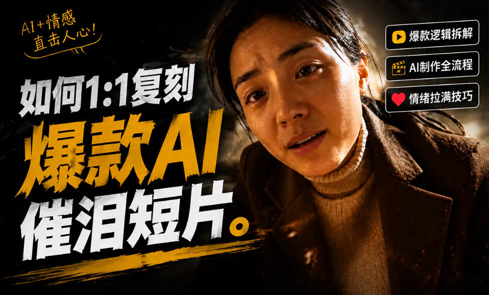 豆包+Gemini生成真人AI短剧-拆解复刻百万爆款第一人称短片，一站式讲透爆款复刻全流程-校睿铺