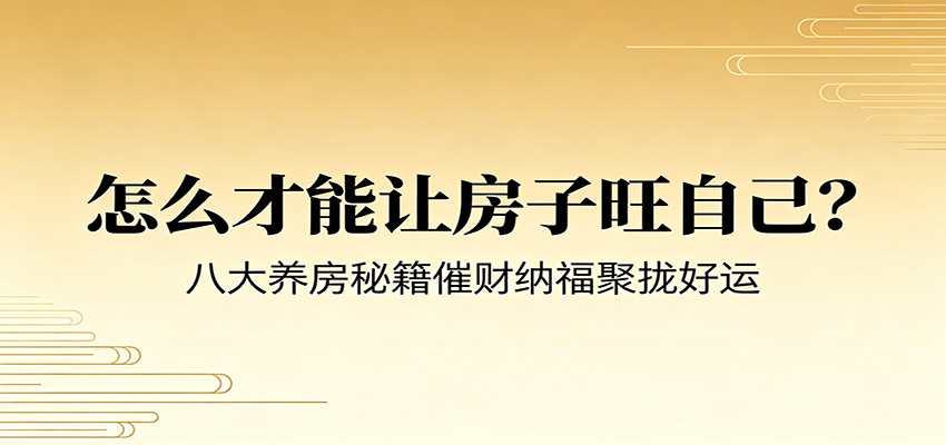 付费文章《怎么才能让房子旺自己？》八大养房秘籍催财纳福聚拢好运-校睿铺
