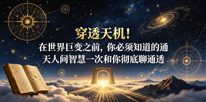 付费文章：穿透天机！在世界巨变之前，你必须知道的通天人间智慧一次和你彻底聊通透-校睿铺