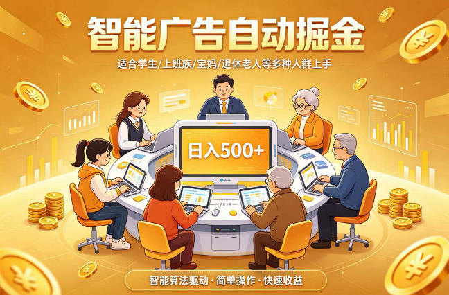 2026年最好做的项目：自动掘金项目，小白轻易上手，单日轻松收入500+【揭秘】-校睿铺