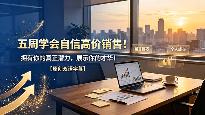 五周学会自信高价销售！拥有你的真正潜力，展示你的才华！【原创双语字幕】-校睿铺